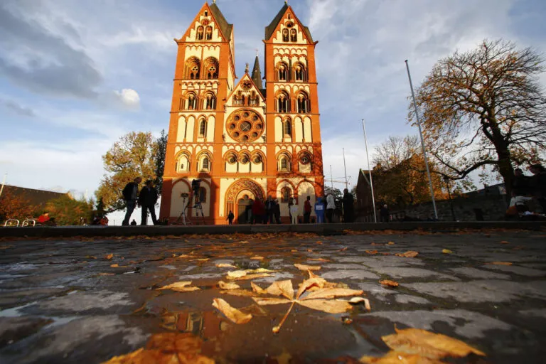 Limburg Cathedral is pictured in Limburg