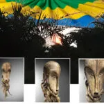 Masque rarissime du peuple Fang au Gabon