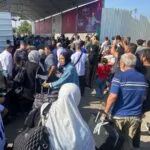 Première évacuations d'étrangers et de blessés de Gaza vers l'Égypte. Crédit photo: Challenges